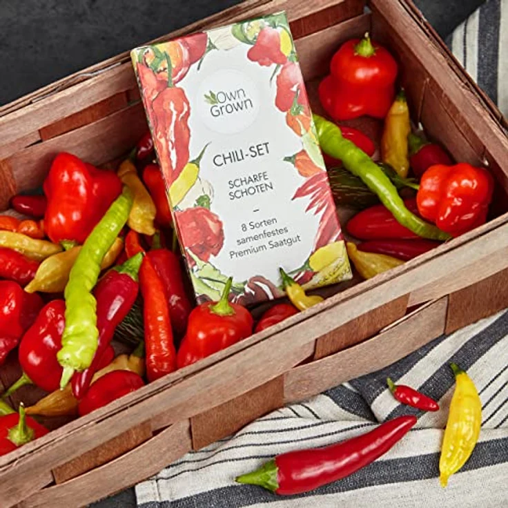 Chili Samen Set Mit 8 Sorten Chilisamen Für Garten Und Balkon Chilisortiment – Bild 5