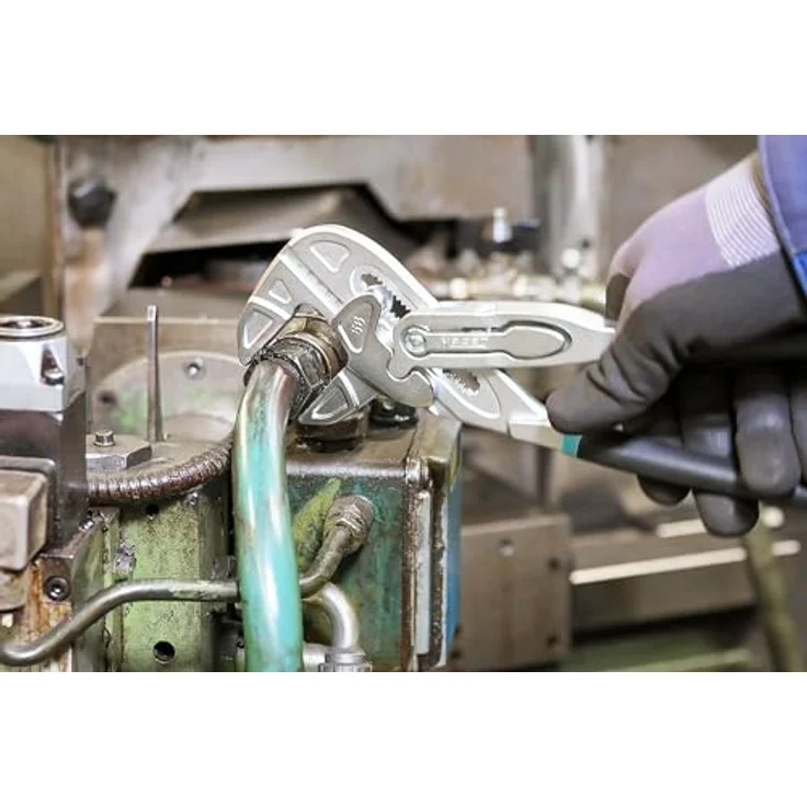 HAZET Zange, Zangenschlüssel 762-18 (schwarz/blau, 180mm, Schnellverstellung Tipp-/Step) – Bild 6