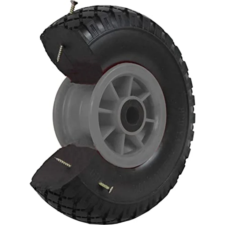 TRUTZHOLM 4X Sackkarrenrad Vollgummi 260x85mm 3.00-4 PU Ersatzrad Rad Reifen – Bild 5