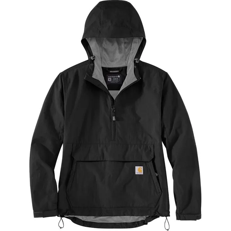 Carhartt Kurtka Rain Defender Light Packable, Arbeitsjacke, wasserabweisend, schwarz, Größe XS