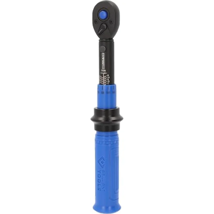 BRILLIANT TOOLS BT141916 1/4" Ratschen-Drehmomentschlüssel, umschaltbar, 1-5 Nm mit Druckknopf-Schnelllösefunktion und +/-3% Auslösegenauigkeit – Bild 5