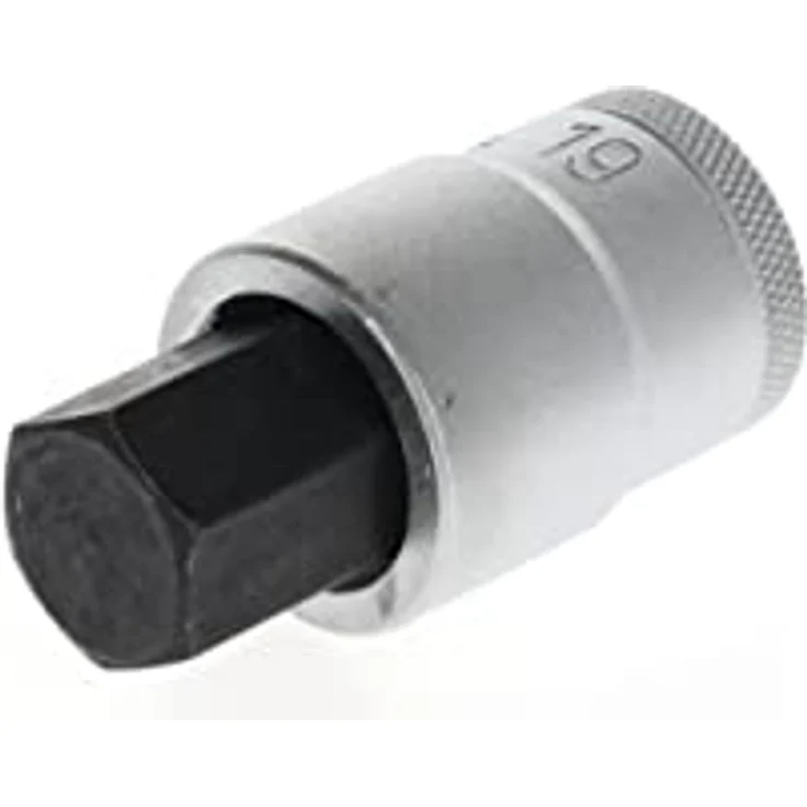 Gedore Bit- und Steckschlüsselset, Innen-Sechskant Schraubendrehereinsatz 1/2″, 19 mm, Modell 6154120 – Bild 1