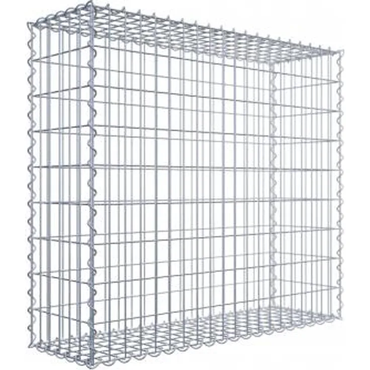 Gabiona Gabione 100 cm x 90 cm x 30 cm (L x H x T), Maschenweite 5 cm x 10 cm, Spirale