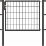 Alberts Einzeltor Flexo mit Zubehör | anthrazit | Breite 125 cm | Höhe 100 cm 
(647285)