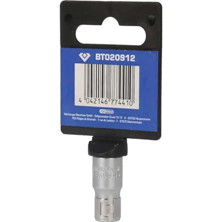 Brilliant Tools Bithalter BT020912, 1/4" Bit-Adapter aus Chrom-Vanadium-Stahl, matt verchromt, für Handbetrieb – Bild 5