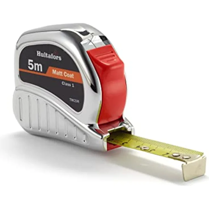 Hultafors Bandmaß TMC 5, 368103, 5m Stahlmassband in Profiqualität