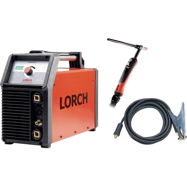 Lorch HandyTIG 180 AC/DC WIG-Schweißgerät 3 - 180A mit Brenner, mobil und leistungsstark für Aluminium und Edelstahl