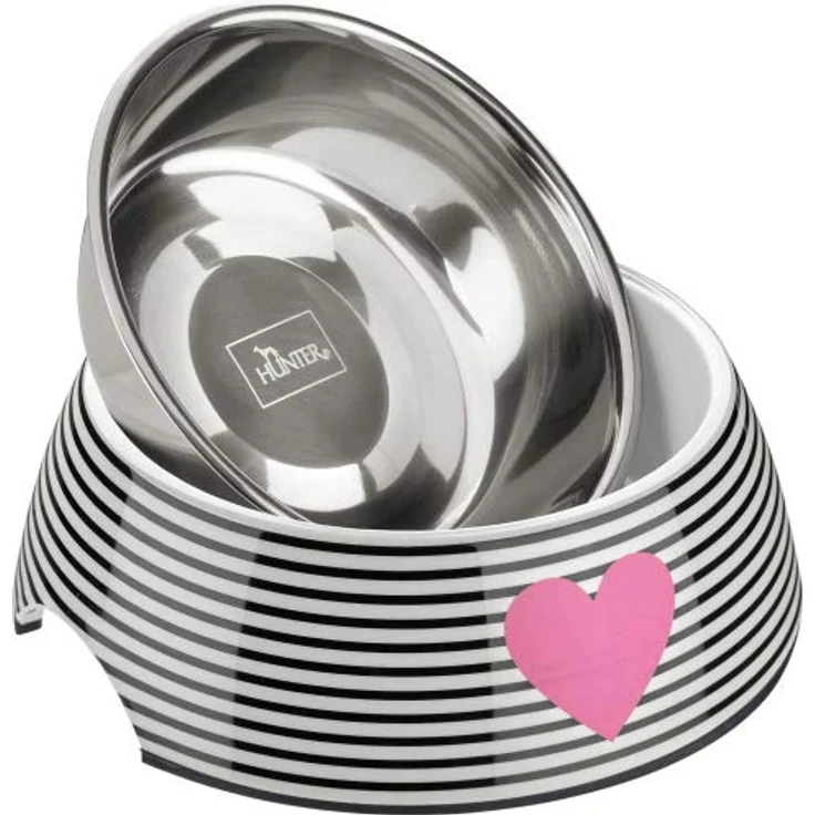 HUNTER BIRI Melamin-Napf, mit Edelstahlnapf, 160 ml – Bild 2