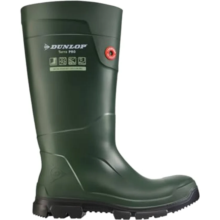 Dunlop Purofort Laars Terrapro, Unisex Sicherheitsschuhe in Olivgrün, Größe 44, robust und komfortabel für anspruchsvolle Arbeitsumgebungen – Bild 3