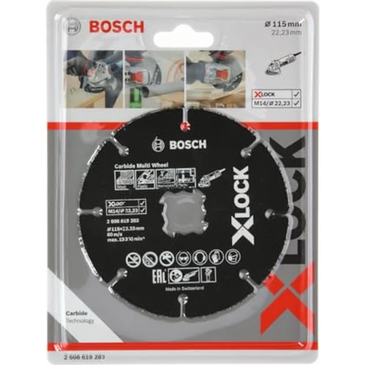 Bosch Professional Trennscheibe X-LOCK Carbide Multi Wheel 115mm, 115 x 1 x – Bild 2