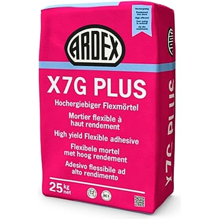 ARDEX X 7 G Plus Flexmörtel Fliesenkleber 25 kg Sack – Bild 2