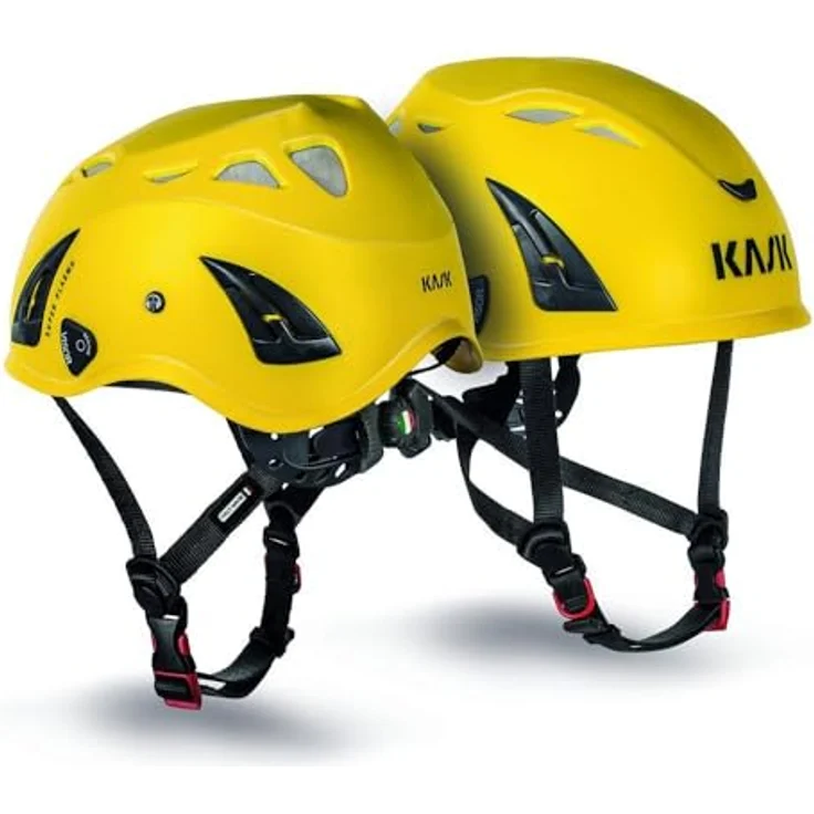 Kask WHE00104-202 SUPERPLASMA AQ, Schutzhelm aus HD-Polypropylen, gelb, Universalgröße 51-63 cm, EN 397 zertifiziert – Bild 3