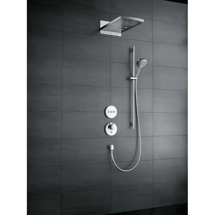 hansgrohe ShowerSelect S, Wannenarmatur mit Unterputz Ventil, chrom, 3 Verbraucher, 43 l/min Durchflussmenge – Bild 3