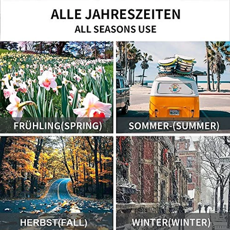 Klemmmarkise 300 cm Balkon Markise Sonnenschutz Terasse Fenstermarkise Creme – Bild 4