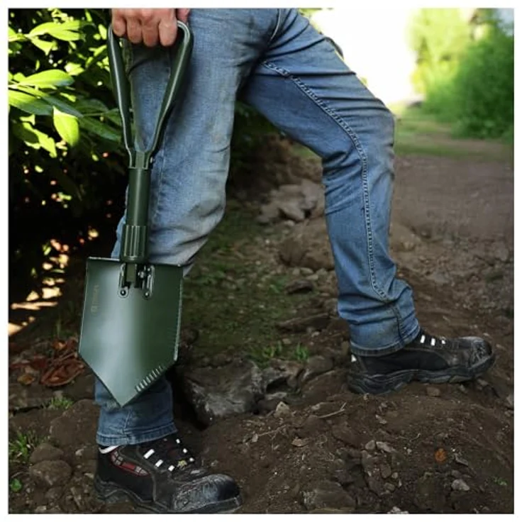 Dönges Klappspaten Bundeswehr, BW Spaten, Camping, Outdoor mit Holster – Bild 7