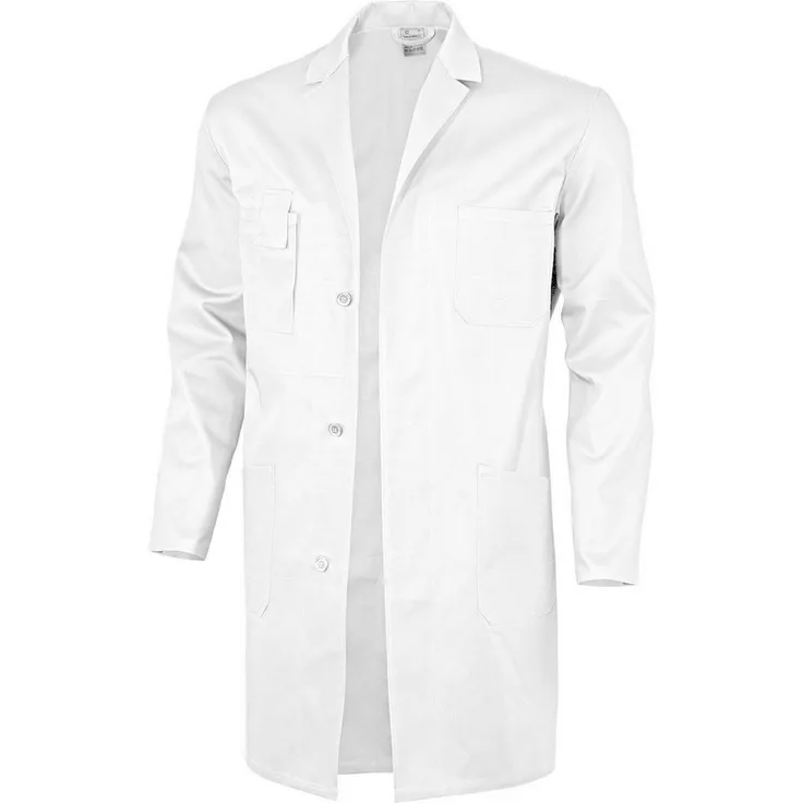 QUALITEX HIGH QUALITY WORKWEAR Arbeitsjacke reiner Baumwolle 240g - Strapazierfähig - Pflegeleicht - 5 Taschen, blau