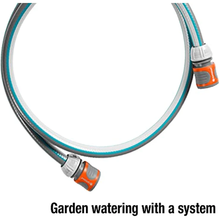 GARDENA Anschlussgarnitur Classic 13 mm (1-2 Zoll), 1.5 m: Schlauchadapter zum Anschluss des Schlauchwagens, Schlauch mit Systemteilen, 22 bar (18011-20) – Bild 4