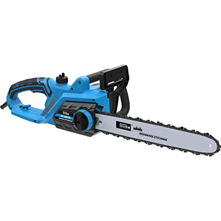 Güde Elektro Kettensäge KS 405 EC, 2400 Watt, 385 mm Schnittlänge, Kettenschnellspannsystem, Metall Stammhaltekralle