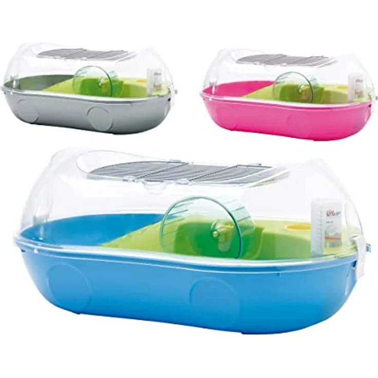 Savic Entry Spelos Hamsterkäfig transparent/Farbe passendem 59 x 37 x 26 cm. – Bild 3