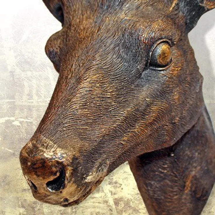 Deko Hirschgeweih in Bronze 20 x 12 x 30 cm – Bild 5