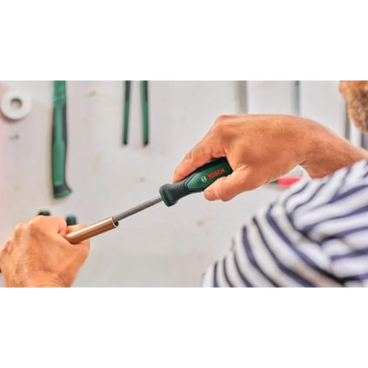 Bosch Home and Garden Metall-Rundfeile 200 mm / 8", Hieb 2, aus hochfestem Kohlenstoffstahl, ergonomischer Griff – Bild 3
