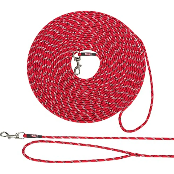 TRIXIE Junior Welpen-Schleppleine, XXS–Xs: 8 M/Ø 4 Mm, Rot - 19940 – Bild 2