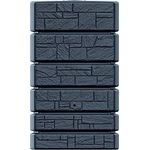 Regenwasserbehälter Tower Stone 500L Anthrazit Regentonne Regenwassertonne