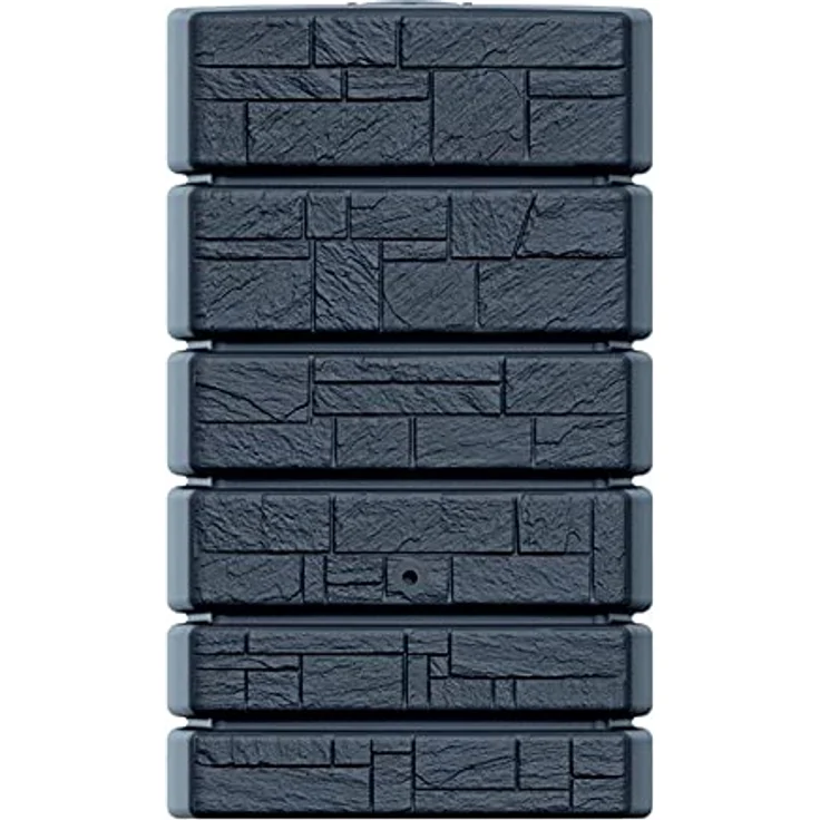 Regenwasserbehälter Tower Stone 500L Anthrazit Regentonne Regenwassertonne – Bild 1