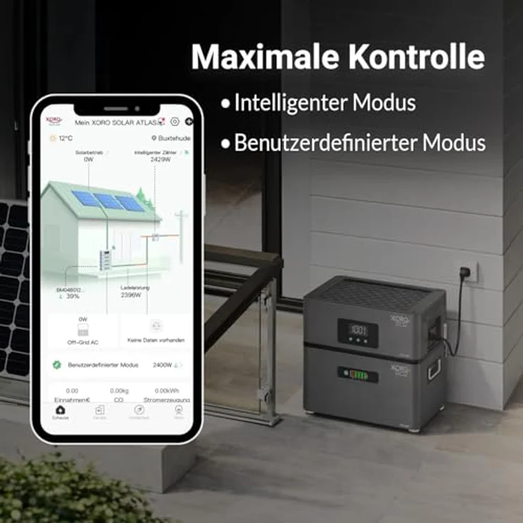 XORO SOLAR ATLAS-F 7.2 kWh Stromspeicher, AC-gekoppelt, erweiterbar bis 12 kWh, IP65, mit Notstromfunktion – Bild 9
