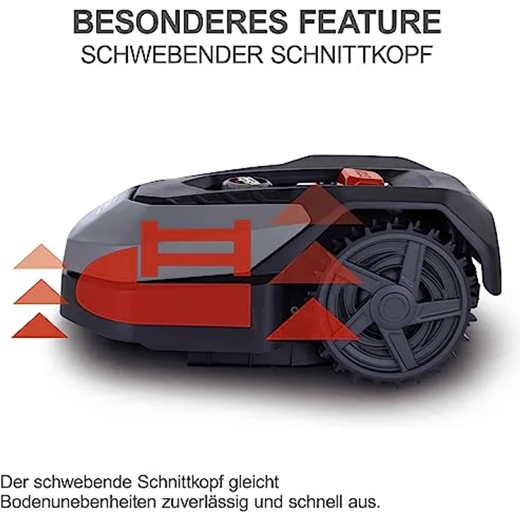 Scheppach Mähroboter RoboCut XL600, 20 V-2,5 Ah 18 cm Schnittbreite – Bild 8