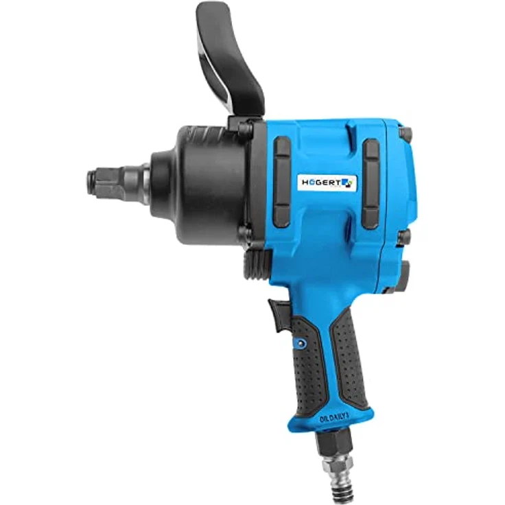 Högert Technik - Pneumatischer Schlagschrauber 3/4" Twin Hammer, Betriebsdrehmoment bis 1800 Nm, 3 Betriebsbereiche, Umschalter für Drehrichtung Links/Rechts, HT4R625 – Bild 4