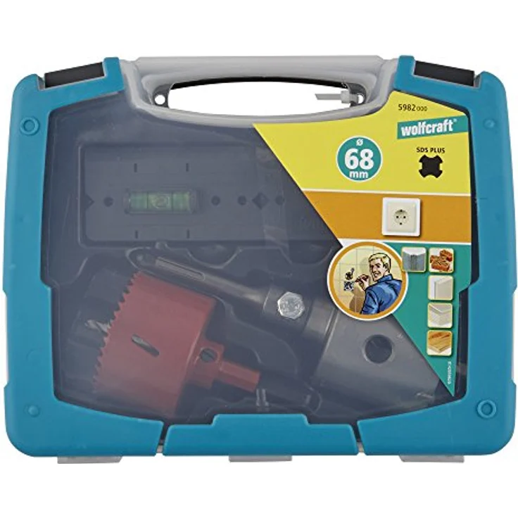 1 Lochsägen-Set Universal 3-tlg. ø68mm - Preisvergleich – Bild 5