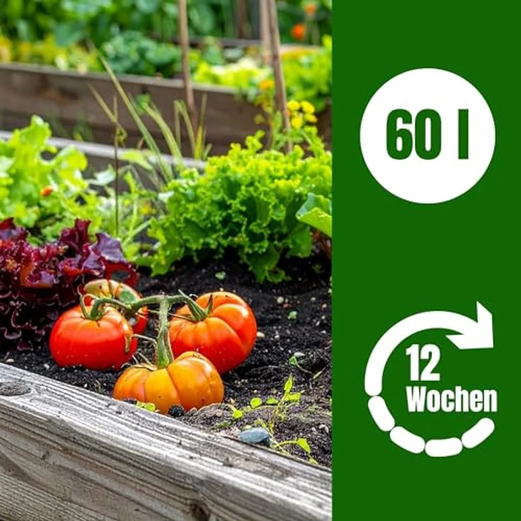 Samenshop24 3 Säcke a 20ltr Tomatenerde Gemüseerde in Gärtnerualität – Bild 3