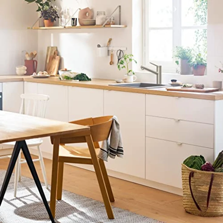 hansgrohe Zesis M33 Küchenarmatur 150, Ausziehbrause mit Edelstahl Finish, 150° Schwenkbereich, Laminar- und Brausestrahl, Temperaturbegrenzung einstellbar – Bild 8