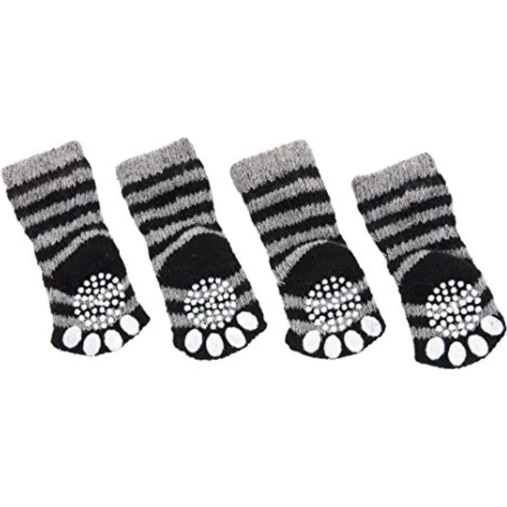 Karlie Hundesocken Sockies L: 39 mm B: 28 mm schwarz-grau XS