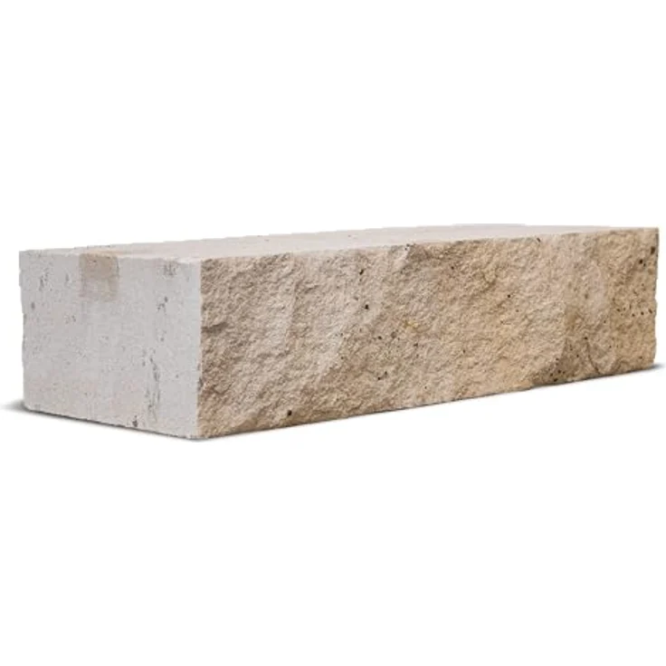GALAMIO Sandsteinrandsteine Sandsteinmauersteine Sandstein Randstein Mauerstein Stein Garten Rasenkante Naturstein Palisade Steine Gelb 40x20x10cm 940kg / 1 Palette Paligo – Bild 4