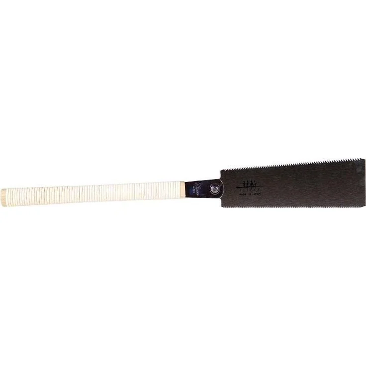 Ulmia 283-240, Handsäge mit ergonomischem Holzgriff, 240 mm Klingenlänge, Trapez- und Dreieckszähne für saubere und kraftvolle Schnitte