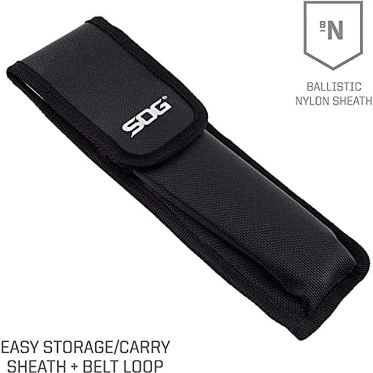 SOG Klappsäge, Handsäge mit 209 mm High Carbon Stahlklinge, Nylonscheide, 168 g Gewicht – Bild 6