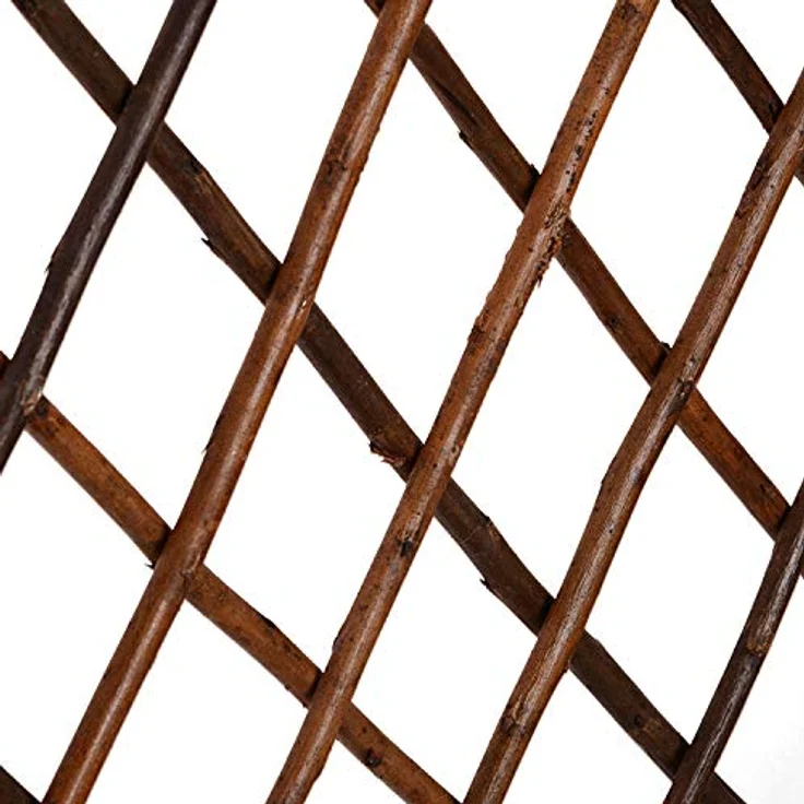 UNUS Garden 5er Set Rankgitter aus Weide, Rankhilfe Weidenzaun Sichtschutz variabel bis 120x40cm – Bild 3