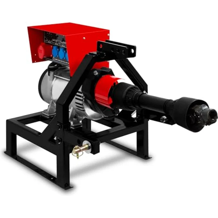 EBERTH Zapfwellengenerator 18,75 kVA, Notstromaggregat AVR, 3x230V / 1x400V IP44, Zapfwelle 1-3/8" 6 Zähne, 3-Punkt Aufhängung, robust und leistungsstark – Bild 2