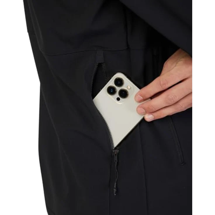 Fox Ranger Fire Blk, Herren Velojacke, dreilagiges Polyester, warmes Fleece-Innenfutter, Schwarz, Größe S – Bild 5