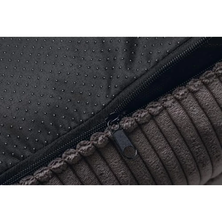 Designed By Lotte Tierkissen Hundekissen Ribbed braun - Polyester, Flockenfüllung, abnehmbarer Bezug, rutschfester Boden – Bild 6