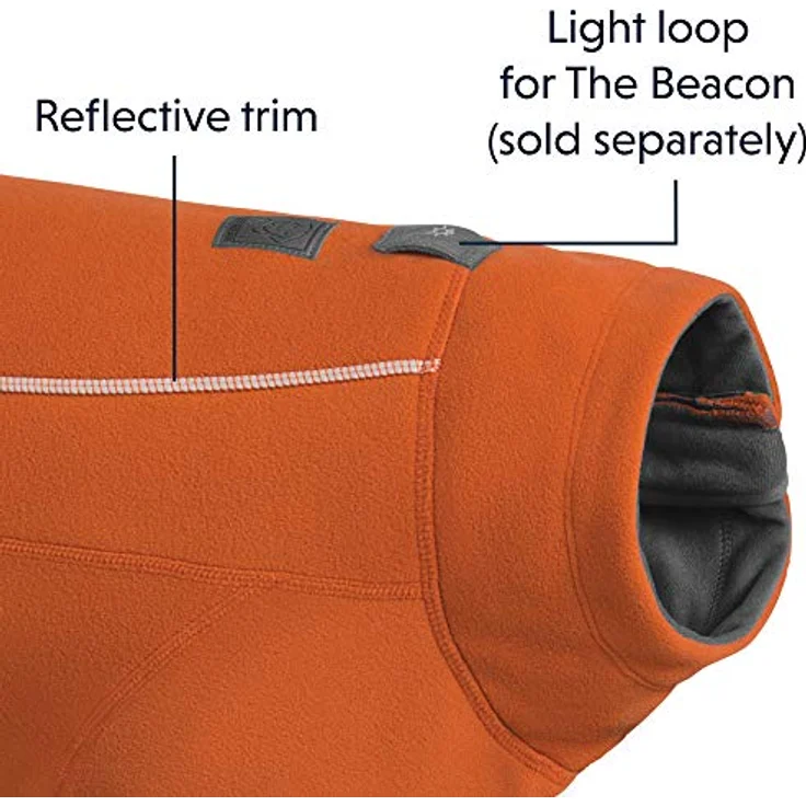 RUFFWEAR Climate Changer Jacket, Warmer und vielseitiger Hundemantel mit Polyesterärmeln für Klares, Kaltes Wetter, Canyonlands Orange, X-Large – Bild 5
