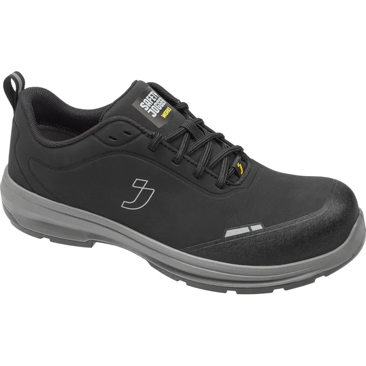 Safety Jogger Flux S3S Low, leichte Sicherheitsschuhe mit atmungsaktiver Innenausstattung, schwarz
