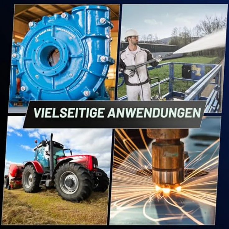 VEVOR 1,1 kW Elektromotor 2800 U/min, AC 220–240 V, einphasig, B34-Rahmen, Luftkompressormotor mit 24 mm Keilwelle, Rechts-/Linkslauf – Bild 6