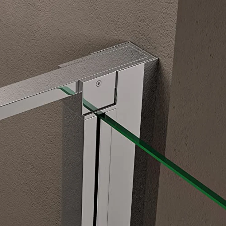 doporro Teramo36K Duschtür Nischentür 80x195cm, ESG-Sicherheitsglas Klarglas mit Hebe- und Senkmechanismus und NANO-Beschichtung – Bild 3