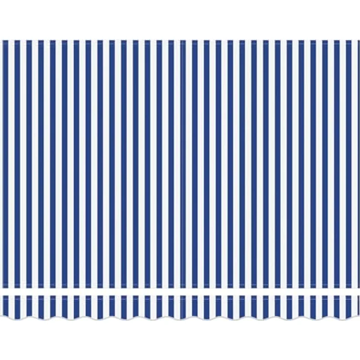 vidaXL Ersatzstoff für Markisen, 3,5 m x 2 m, wasser- und UV-beständig, Blau und Weiß gestreift – Bild 5