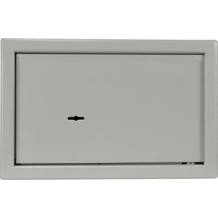 HELO24 Möbeltresor Safe Tresor Geldschrank Wandtresor Wandsafe S - S1 silber, Stahl, 200 x 310 x 200 mm, 6,3 kg