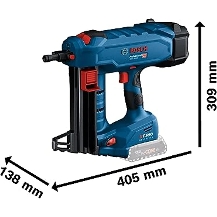 Bosch Professional GNB 18V-38 (C) Akku-Betonnagler, kraftvolle BITURBO Brushless Technologie für effizientes Befestigen in Beton und Stahl, solo – Bild 6