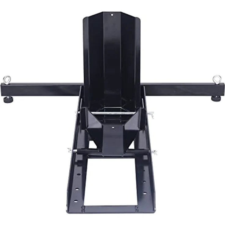 XPOtool Motorradständer bis 454kg Ø15-22", Reifenbreite 80-127 mm, einstellbarer Motorradheber aus Stahl, Montageständer für Vorderrrad – Bild 5